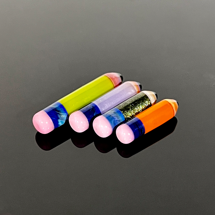 Sherbet Glass Pencil Pillars