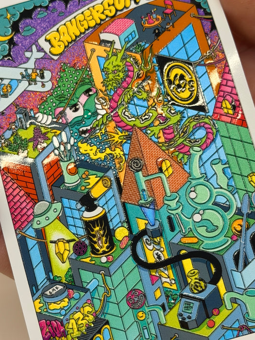 Terp City Sticker @eldoctorado x @banger.supply